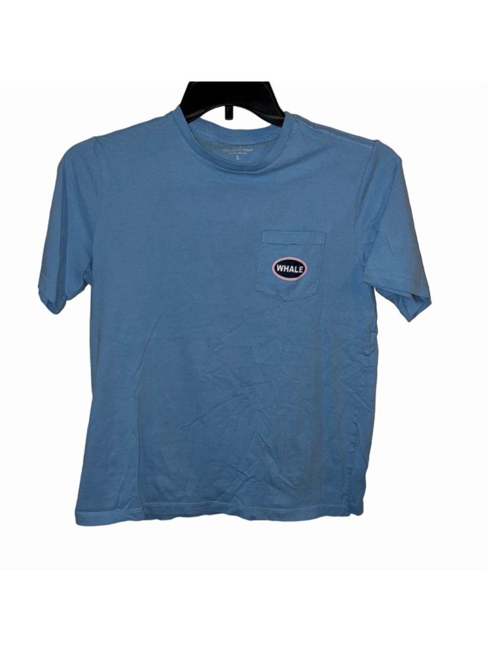 Boys Vineyard Vines Short Sleeve Graphic Tee Blue Size L